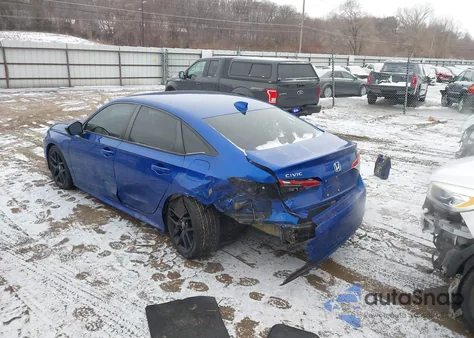 2022 Honda Civic Sport из США, поврежденный, VIN 2HGFE2F56NH537566